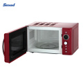 Smad OEM Vintage Counter Top Kitchen Red Small Mini 20L Electric Microwave Oven